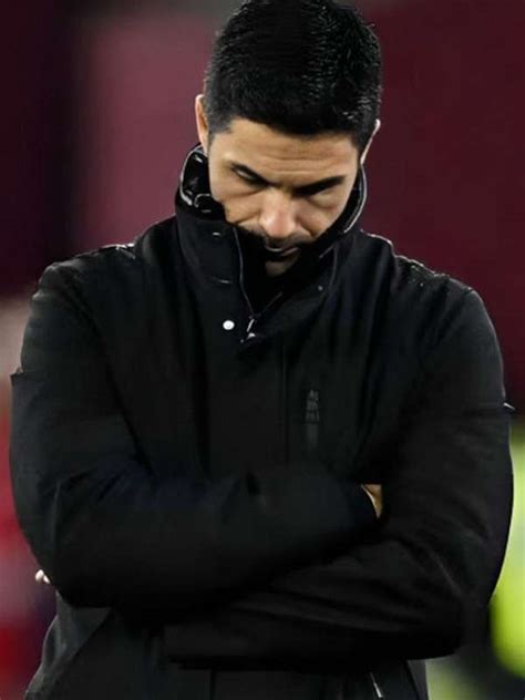 Mikel Arteta Black Jacket .